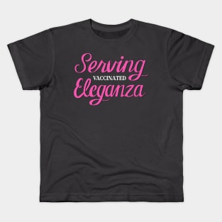 Serving Vaccinated Eleganza Kids T-Shirt